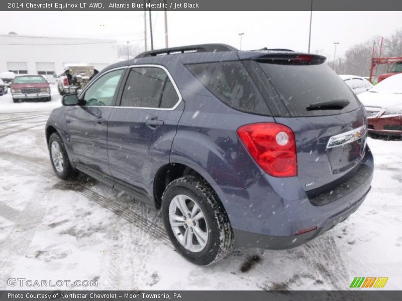 Atlantis Blue Metallic / Jet Black 2014 Chevrolet Equinox LT AWD