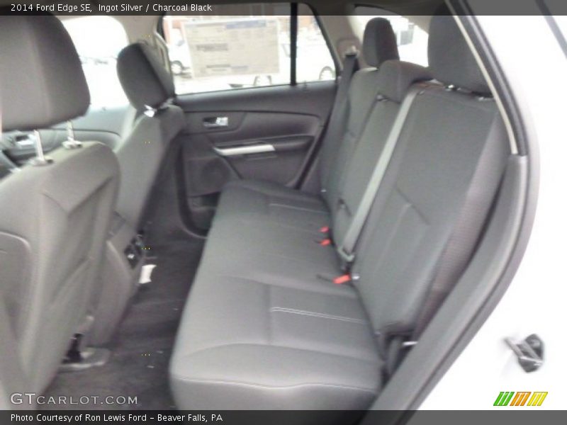 Ingot Silver / Charcoal Black 2014 Ford Edge SE