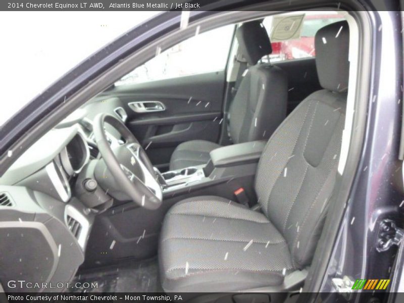 Atlantis Blue Metallic / Jet Black 2014 Chevrolet Equinox LT AWD