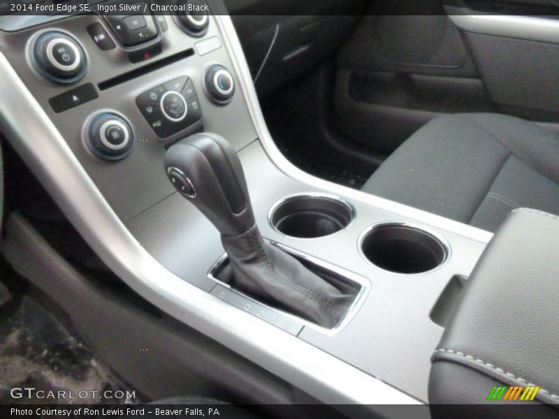 Ingot Silver / Charcoal Black 2014 Ford Edge SE