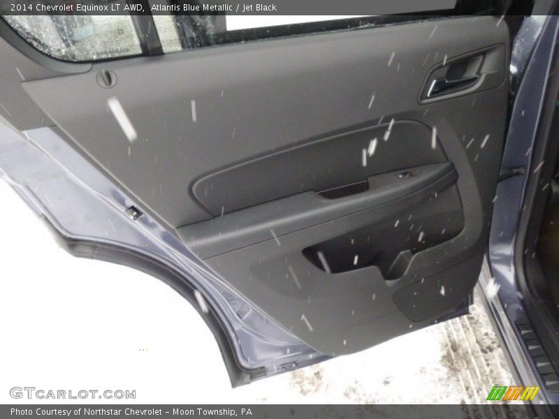 Atlantis Blue Metallic / Jet Black 2014 Chevrolet Equinox LT AWD