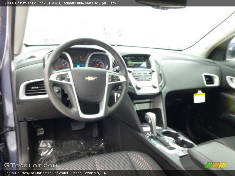 Atlantis Blue Metallic / Jet Black 2014 Chevrolet Equinox LT AWD