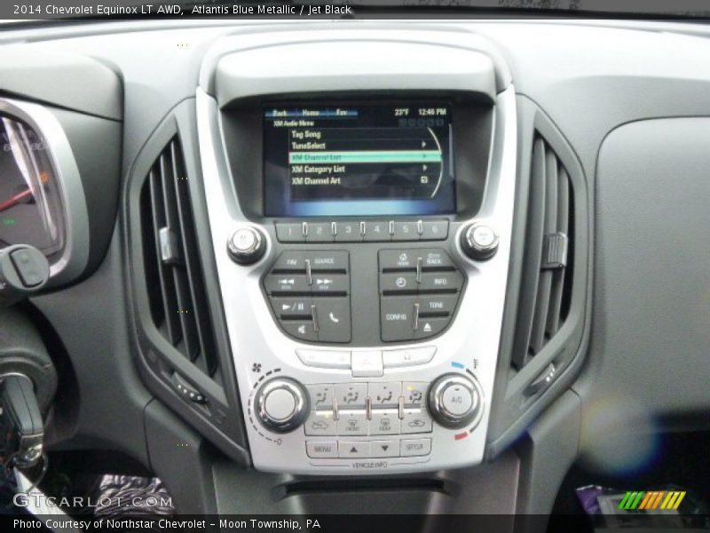 Atlantis Blue Metallic / Jet Black 2014 Chevrolet Equinox LT AWD