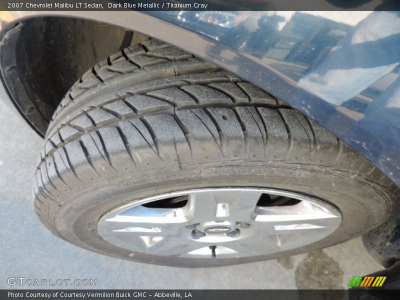 Dark Blue Metallic / Titanium Gray 2007 Chevrolet Malibu LT Sedan