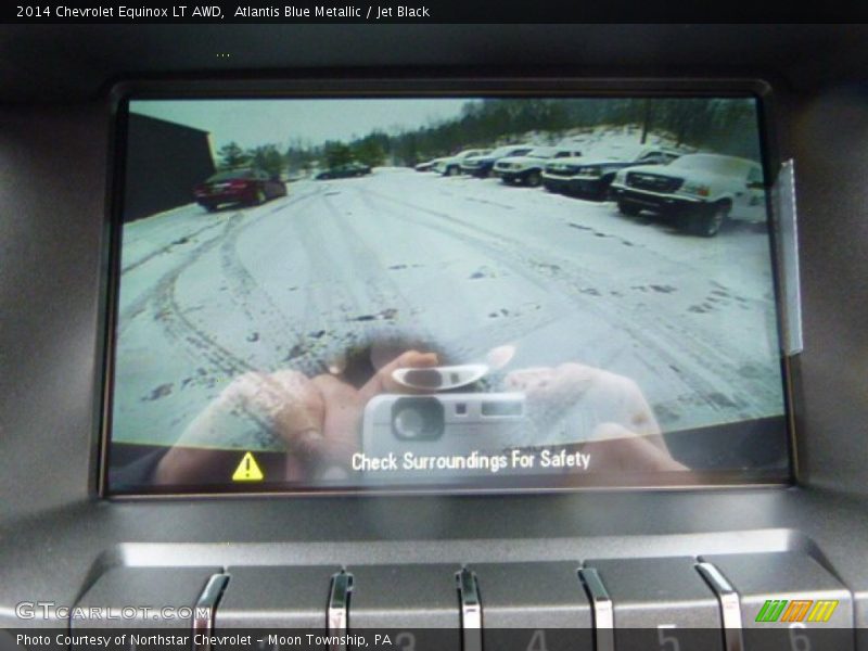 Atlantis Blue Metallic / Jet Black 2014 Chevrolet Equinox LT AWD