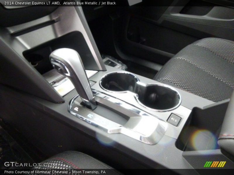 Atlantis Blue Metallic / Jet Black 2014 Chevrolet Equinox LT AWD