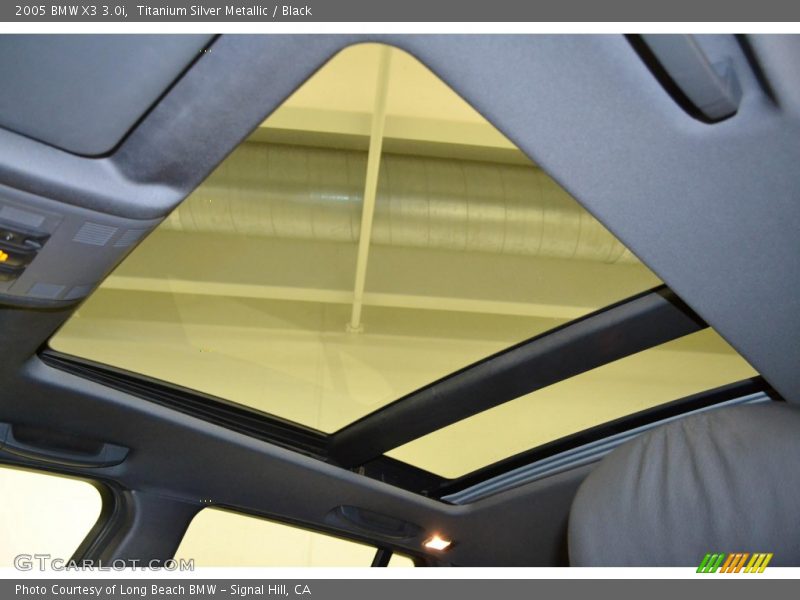 Titanium Silver Metallic / Black 2005 BMW X3 3.0i