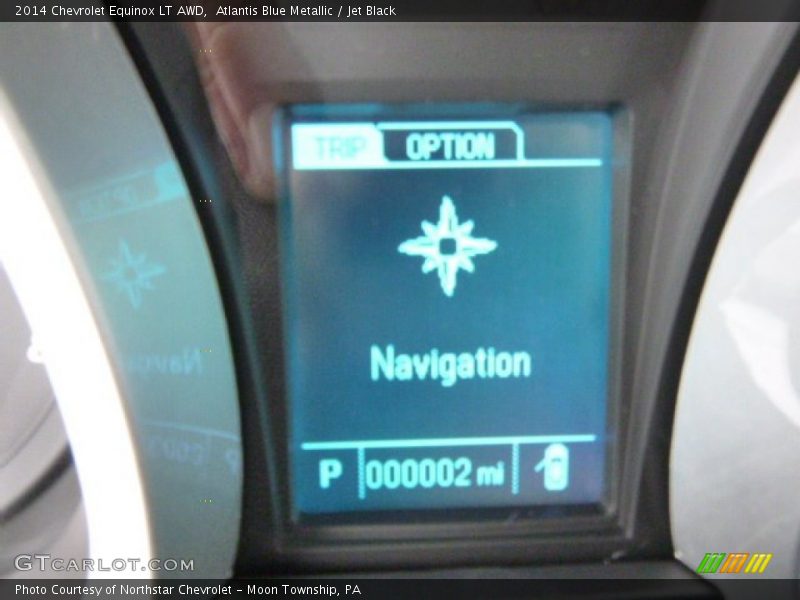 Atlantis Blue Metallic / Jet Black 2014 Chevrolet Equinox LT AWD