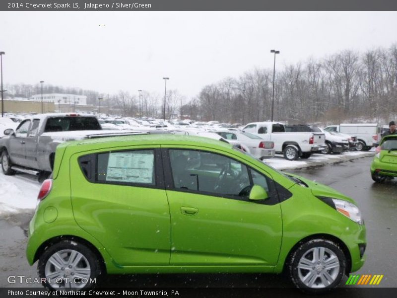 Jalapeno / Silver/Green 2014 Chevrolet Spark LS