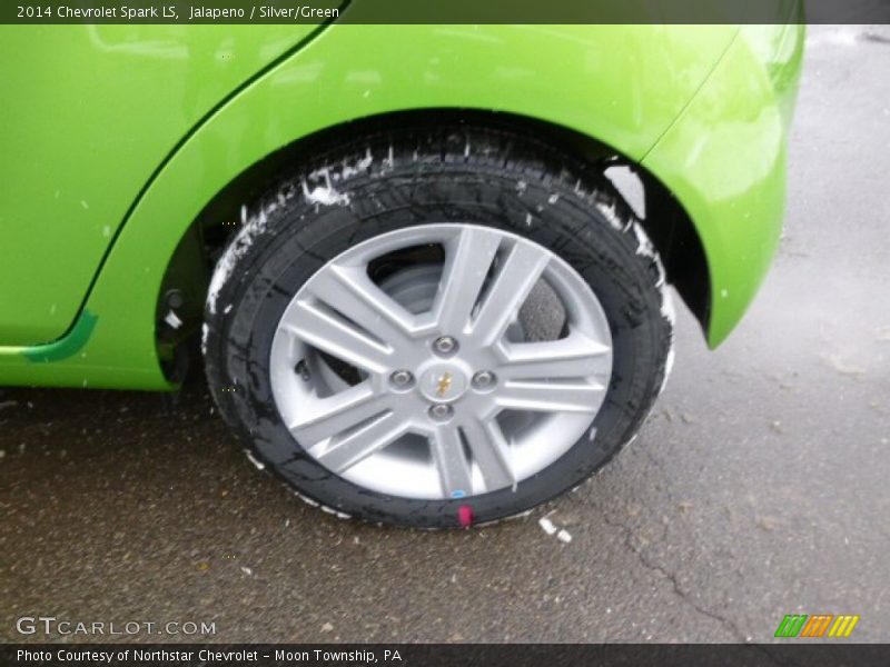 Jalapeno / Silver/Green 2014 Chevrolet Spark LS