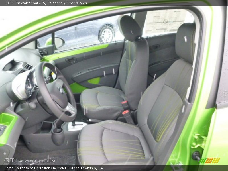 Jalapeno / Silver/Green 2014 Chevrolet Spark LS