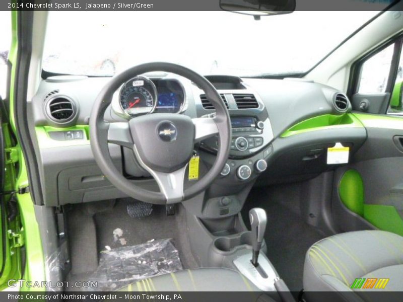 Jalapeno / Silver/Green 2014 Chevrolet Spark LS
