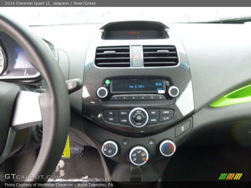 Jalapeno / Silver/Green 2014 Chevrolet Spark LS