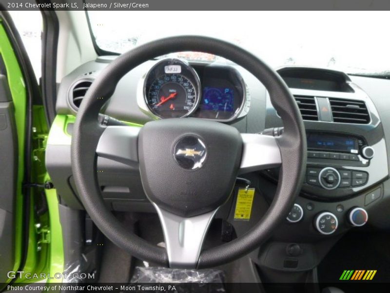 Jalapeno / Silver/Green 2014 Chevrolet Spark LS