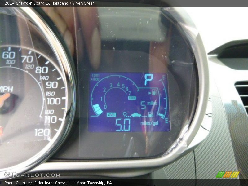 Jalapeno / Silver/Green 2014 Chevrolet Spark LS