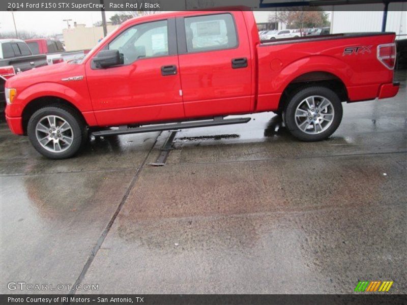 Race Red / Black 2014 Ford F150 STX SuperCrew