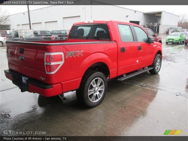 Race Red / Black 2014 Ford F150 STX SuperCrew