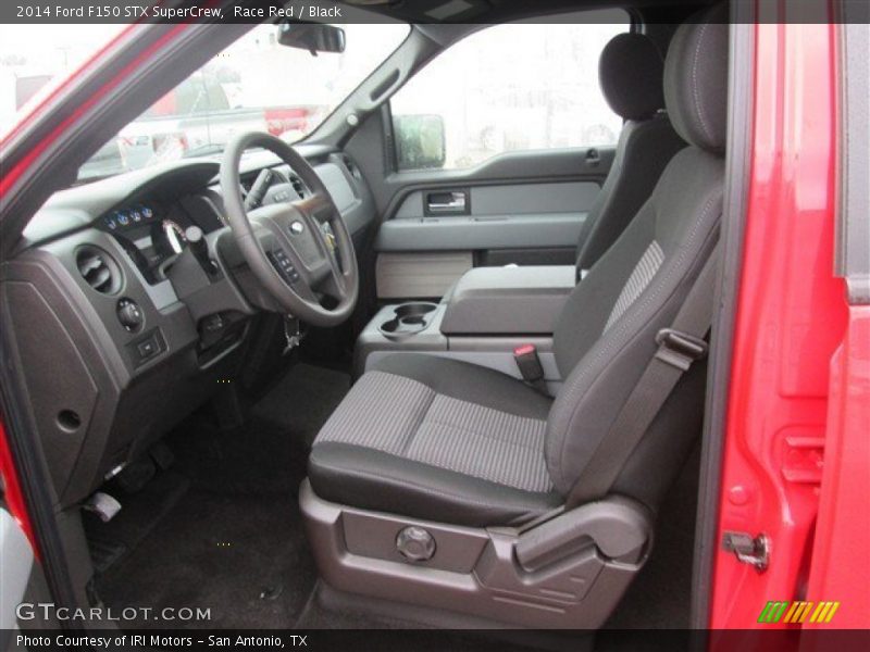 Front Seat of 2014 F150 STX SuperCrew