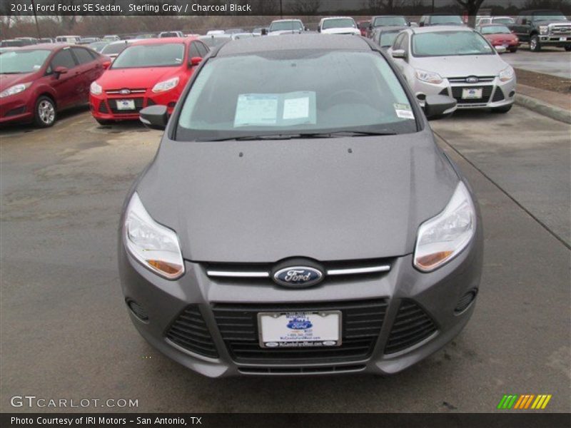 Sterling Gray / Charcoal Black 2014 Ford Focus SE Sedan