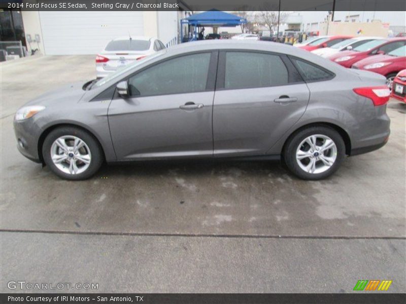 Sterling Gray / Charcoal Black 2014 Ford Focus SE Sedan