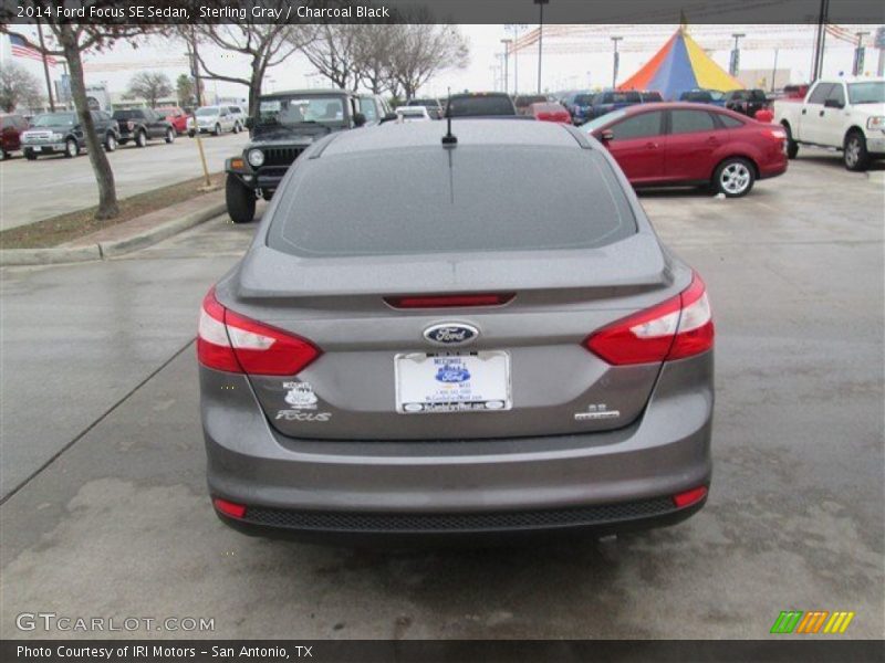 Sterling Gray / Charcoal Black 2014 Ford Focus SE Sedan