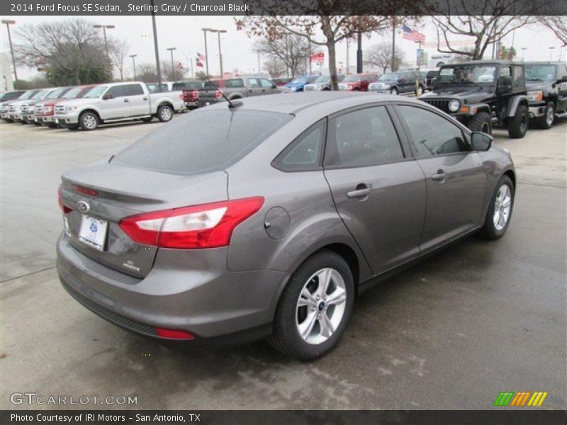 Sterling Gray / Charcoal Black 2014 Ford Focus SE Sedan