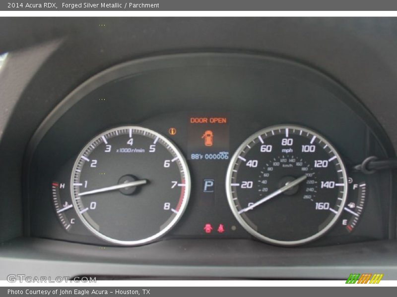 Forged Silver Metallic / Parchment 2014 Acura RDX