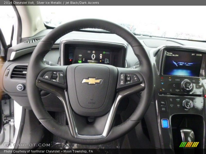 Silver Ice Metallic / Jet Black/Dark Accents 2014 Chevrolet Volt