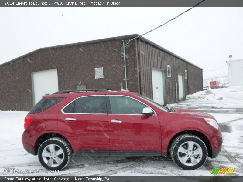 Crystal Red Tintcoat / Jet Black 2014 Chevrolet Equinox LT AWD