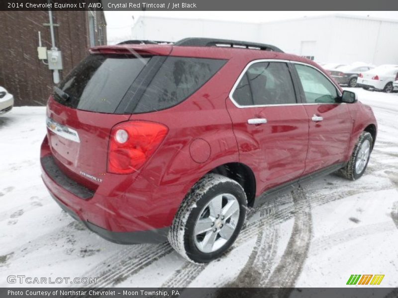 Crystal Red Tintcoat / Jet Black 2014 Chevrolet Equinox LT AWD