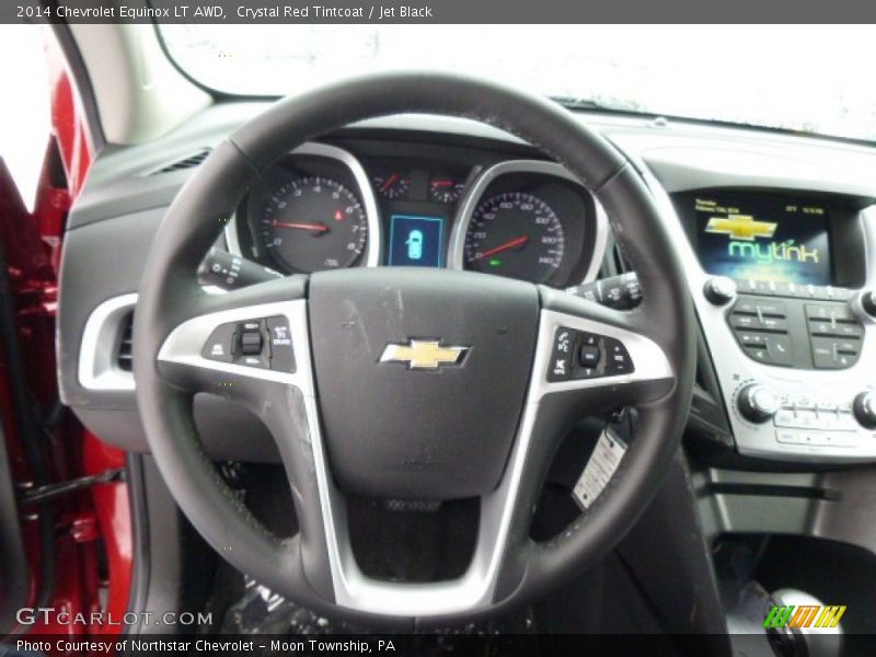 Crystal Red Tintcoat / Jet Black 2014 Chevrolet Equinox LT AWD
