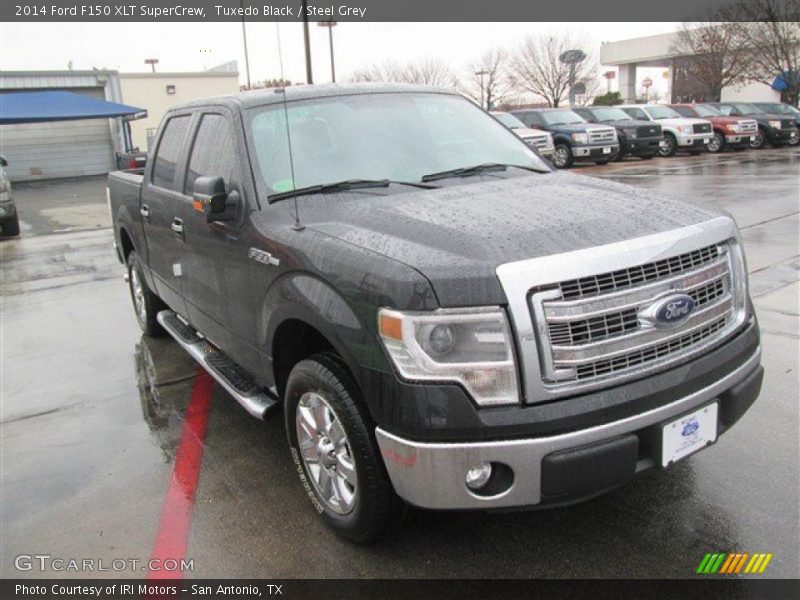 Tuxedo Black / Steel Grey 2014 Ford F150 XLT SuperCrew
