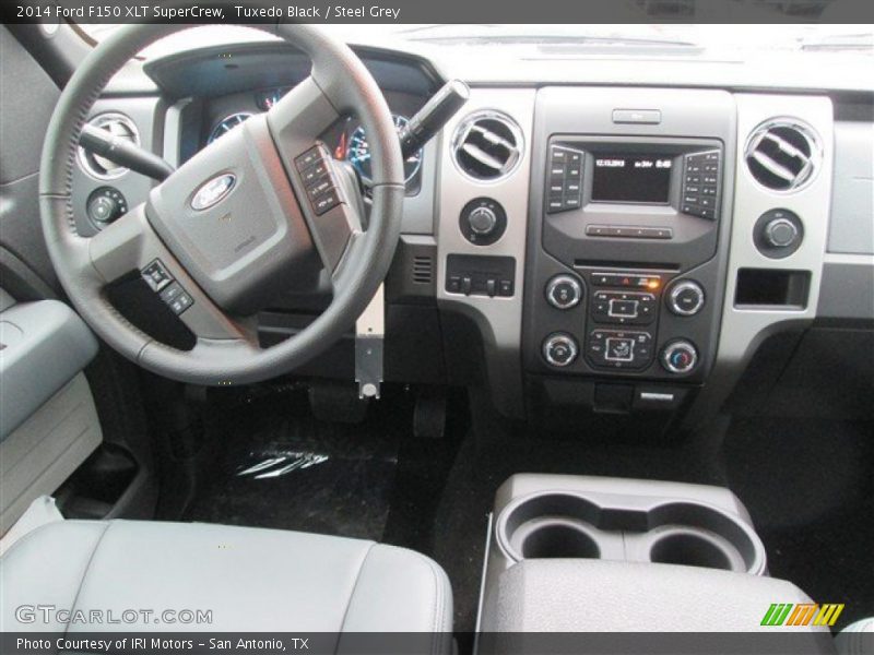 Tuxedo Black / Steel Grey 2014 Ford F150 XLT SuperCrew