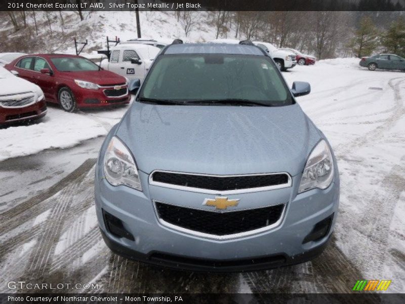 Silver Topaz Metallic / Jet Black 2014 Chevrolet Equinox LT AWD