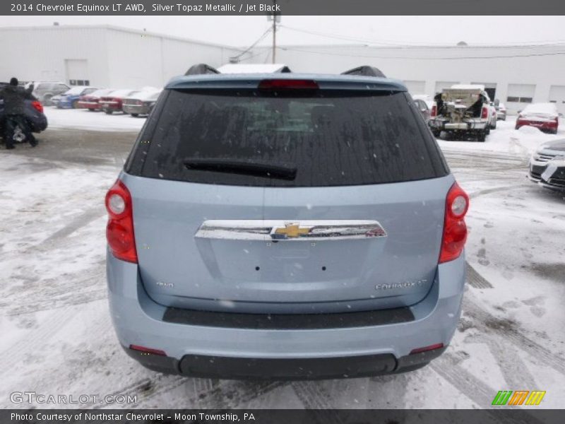 Silver Topaz Metallic / Jet Black 2014 Chevrolet Equinox LT AWD