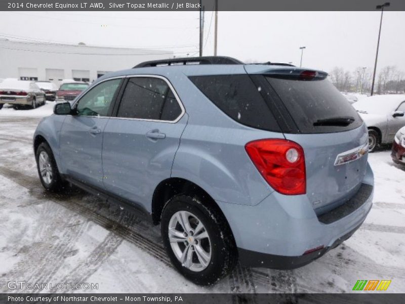 Silver Topaz Metallic / Jet Black 2014 Chevrolet Equinox LT AWD