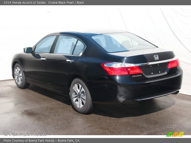 Crystal Black Pearl / Black 2014 Honda Accord LX Sedan