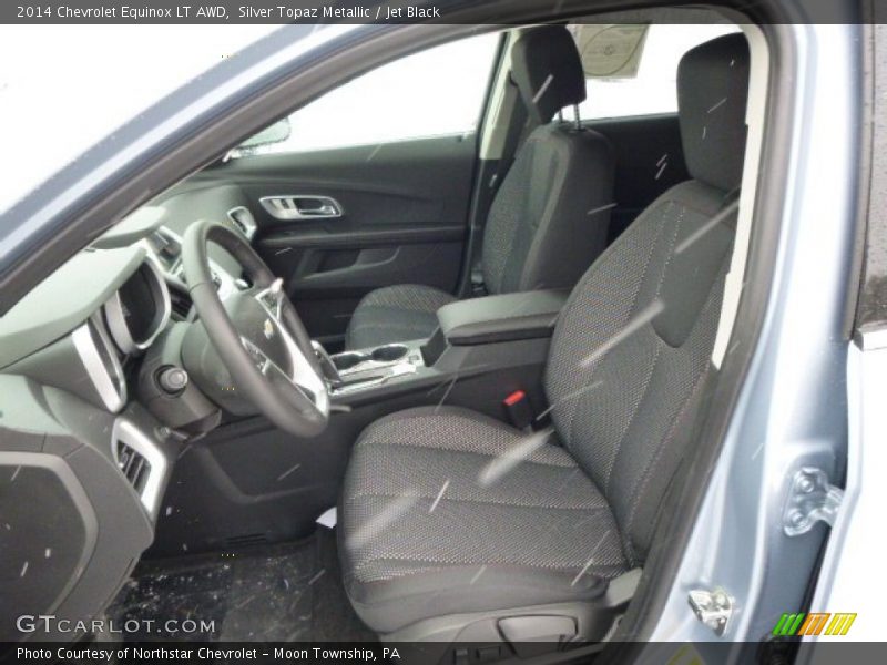 Silver Topaz Metallic / Jet Black 2014 Chevrolet Equinox LT AWD