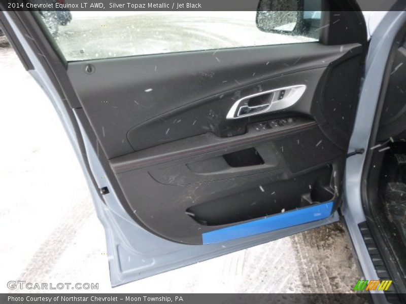 Silver Topaz Metallic / Jet Black 2014 Chevrolet Equinox LT AWD
