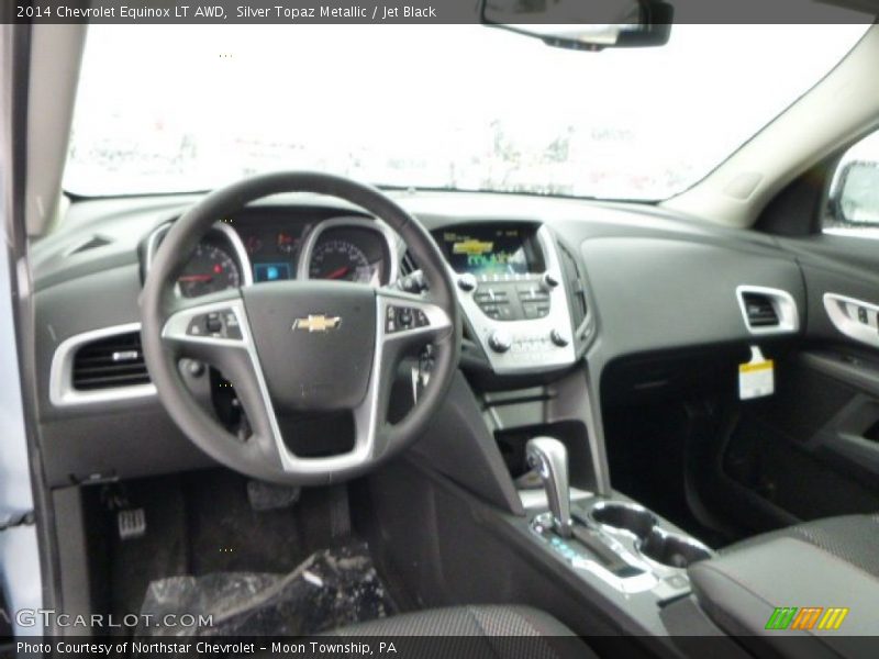 Silver Topaz Metallic / Jet Black 2014 Chevrolet Equinox LT AWD