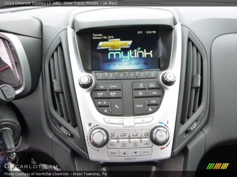 Silver Topaz Metallic / Jet Black 2014 Chevrolet Equinox LT AWD