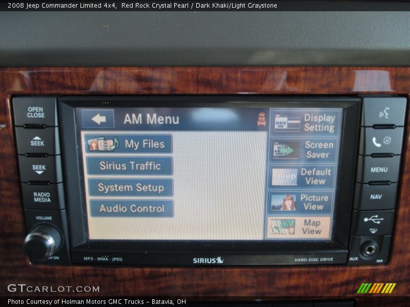 Red Rock Crystal Pearl / Dark Khaki/Light Graystone 2008 Jeep Commander Limited 4x4