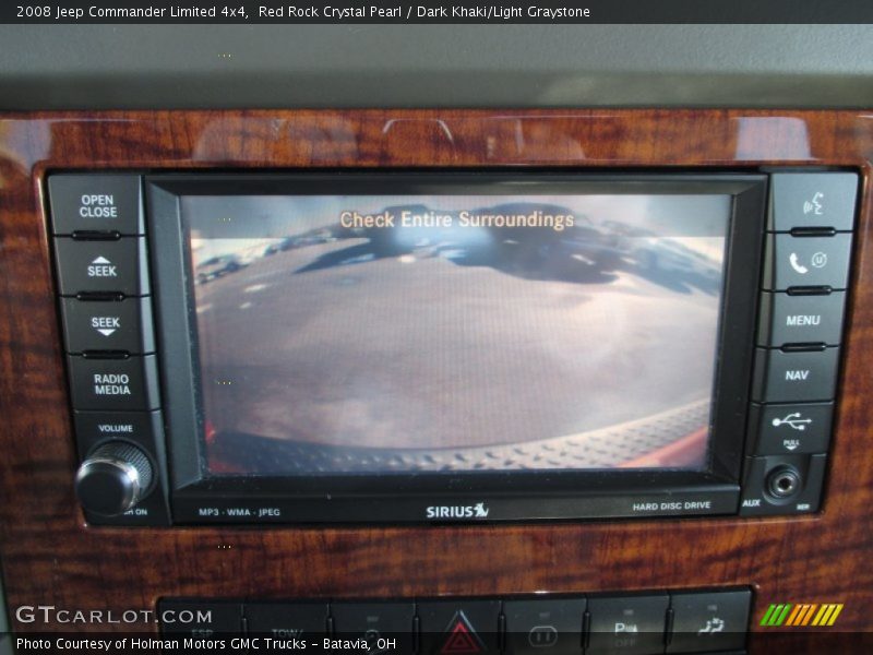 Red Rock Crystal Pearl / Dark Khaki/Light Graystone 2008 Jeep Commander Limited 4x4