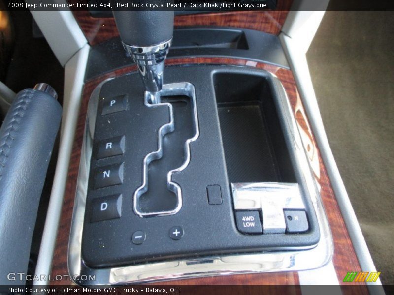 Red Rock Crystal Pearl / Dark Khaki/Light Graystone 2008 Jeep Commander Limited 4x4