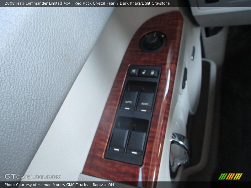 Red Rock Crystal Pearl / Dark Khaki/Light Graystone 2008 Jeep Commander Limited 4x4