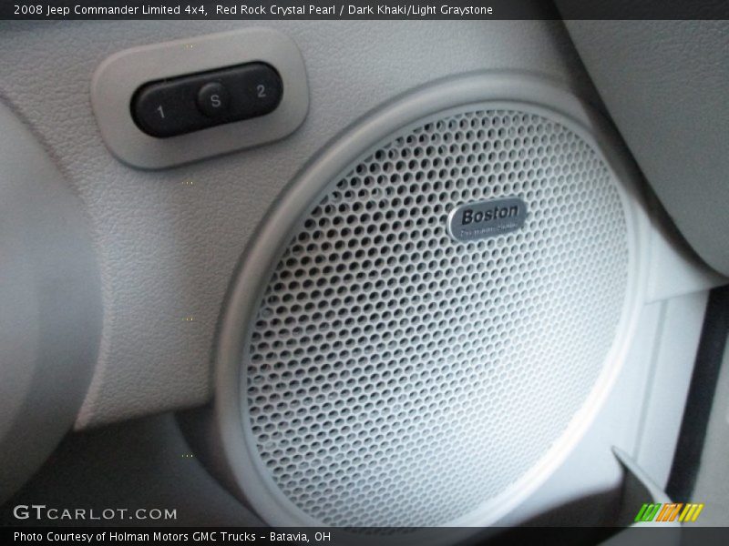 Red Rock Crystal Pearl / Dark Khaki/Light Graystone 2008 Jeep Commander Limited 4x4