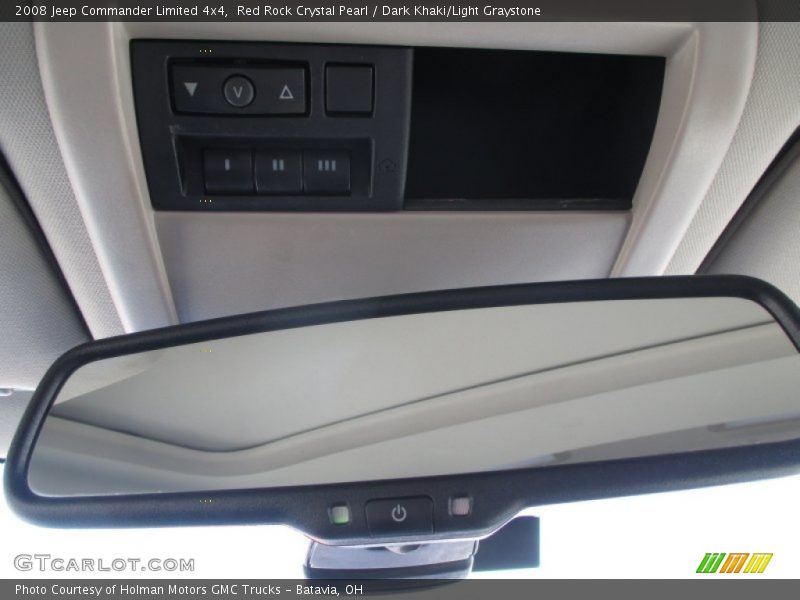 Red Rock Crystal Pearl / Dark Khaki/Light Graystone 2008 Jeep Commander Limited 4x4