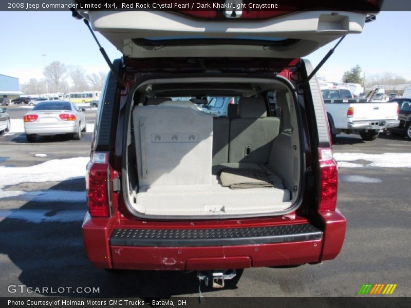 Red Rock Crystal Pearl / Dark Khaki/Light Graystone 2008 Jeep Commander Limited 4x4