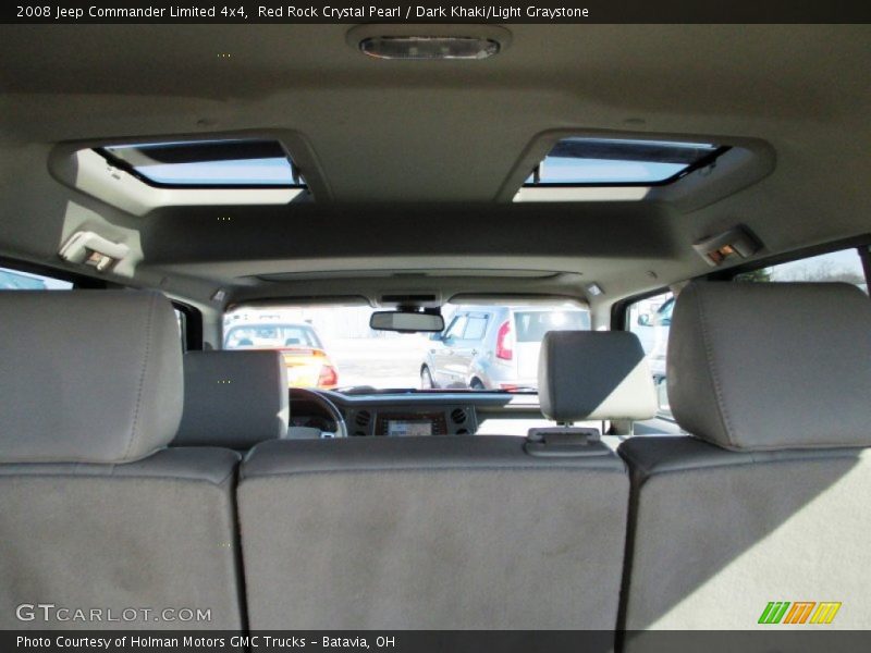 Red Rock Crystal Pearl / Dark Khaki/Light Graystone 2008 Jeep Commander Limited 4x4