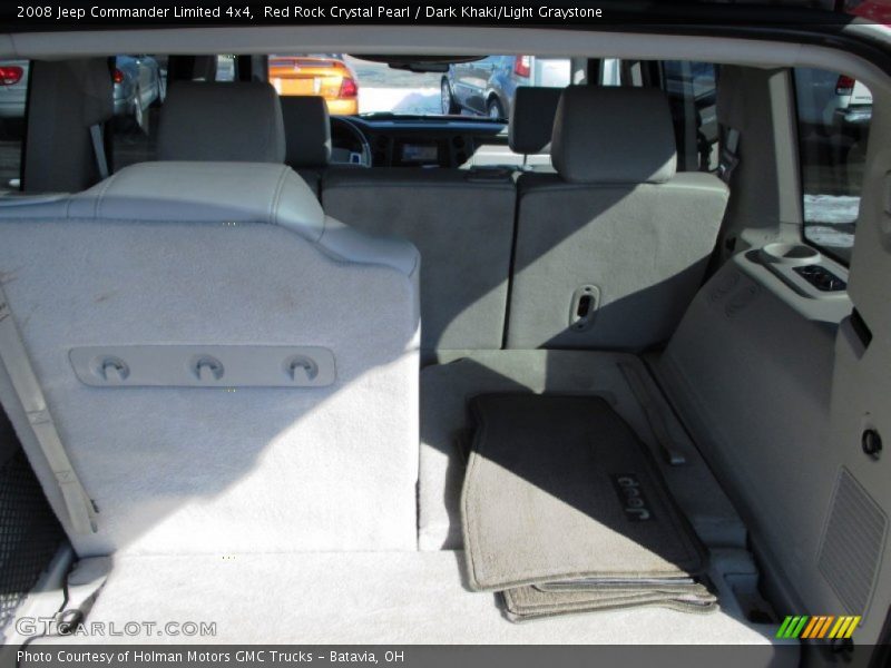 Red Rock Crystal Pearl / Dark Khaki/Light Graystone 2008 Jeep Commander Limited 4x4